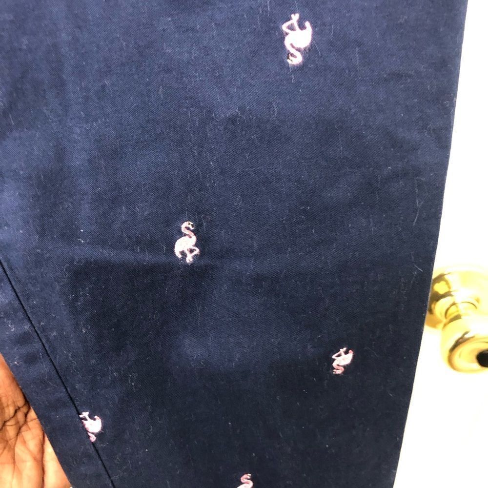 Talbots relaxed chino navy blue flamingo capri pants, size 10p - Picture 5 of 13